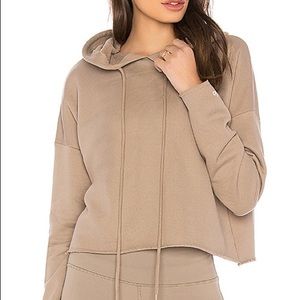 Alo Yoga Box Hoodie Gravel - Cropped Sweatshirt